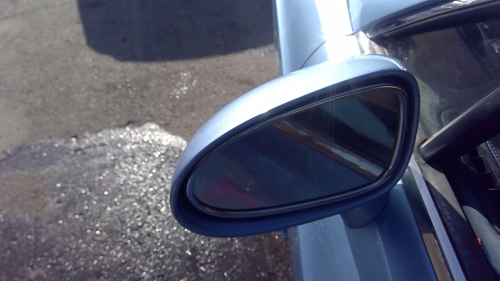 2008 BENTLEY Left Drivers Side Light Blue Door Mirror PAINT CODE=5E OEM