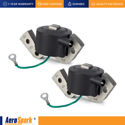 2pcs Ignition Coil for OMC Johnson Evinrude 2-40HP Engines 580416 582995 584477
