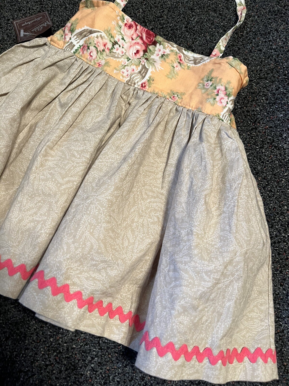 NWT Matilda Jane Golden Girl Ellie Top Girls Size 4 Tank Rose Hotline