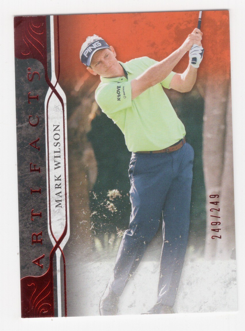 2021 UPPER DECK ARTIFACTS GOLF RED 249/249 MARK WILSON #28
