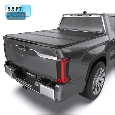 #ad 5.5FT 3 Fold Hard Tonneau Cover Bed For 2014 2026 Toyota Tundra Bed Cover $323.88