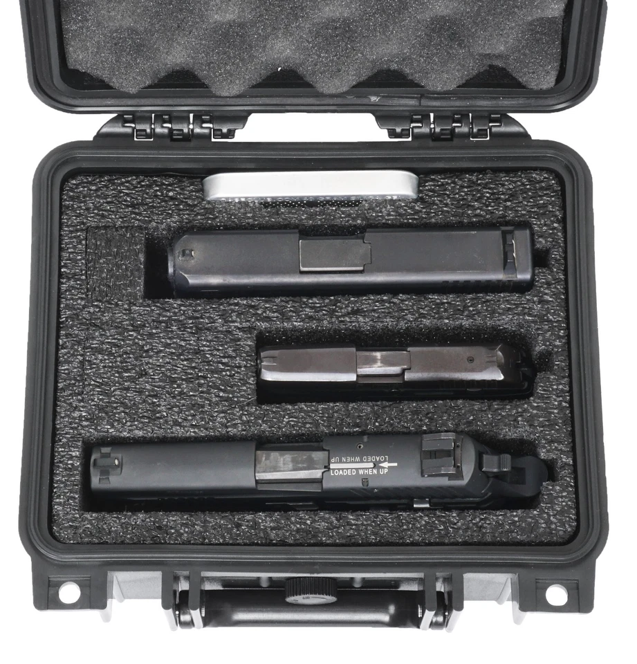 Case Club Waterproof 3 Pistol & 3 Magazine Case with Included Silica Gel - Image 3 of 4