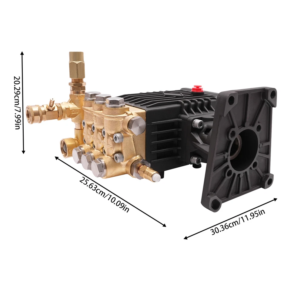 275bar 4000psi Pressure Washer Pump SJF-1807Q Direct Drive Pressure Pump 3400rpm - Image 3 of 4