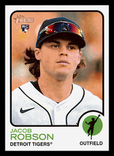 2022 Topps Heritage Jacob Robson High Number RC Rookie #588 NM-MINT