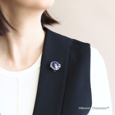 MOOMIN Rokuzan collaboration Snufkin Broach Pendant jewelry