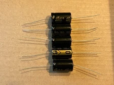 5pc Electrolytic Capacitor Axial 2000hr +105℃ RoHS 100uF 160V 16x26mm Supertech