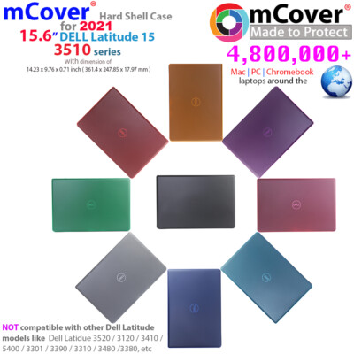 NEW mCover  Hard Shell Case for 2021 15.6'' Dell Latitude 3510 business laptop