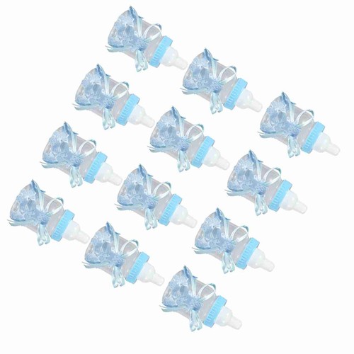12Pcs Candy Bottle Pink Blue Cute Design Baby Shower Party Gift Favor Plasti - Picture 20 of 22