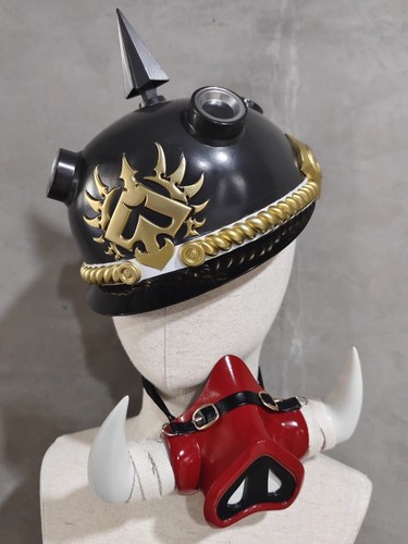 Zenless Zone Zero Luciana Auxesis Theodoro de Montefio Helmet Mask Cosplay Props - Picture 3 of 10