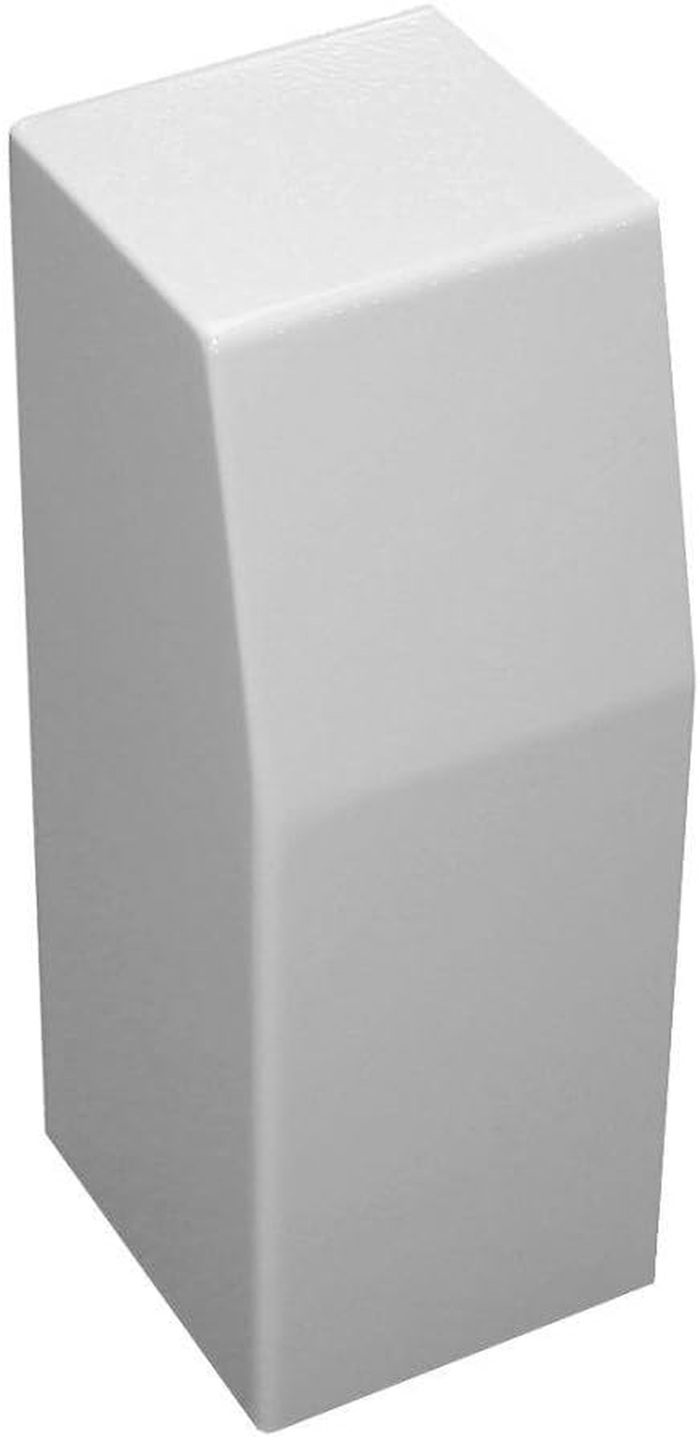 Premium Series Left Closed Endcap Accessory - Galvanized Steel Easy Slip-On Base