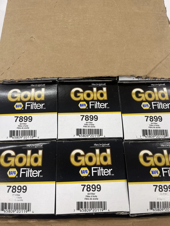 Estuche de 12 filtros de aceite NAPA Gold 7899 nuevo para Chrysler Dodge Jeep RAM Foto 4 de 4