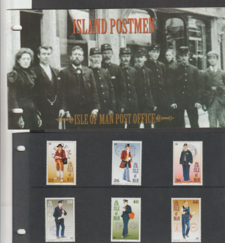 Isle of Man 2001 Island Postmen p/pack MNH - 第 1/1 張圖片