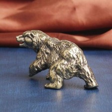 Solid Brass Bear Figurine Statue Animal Figurines Toys House Desktop Decoration