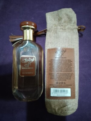 Perfume ''Mousuf Brown'' ارض الزعفران Original  100 ml (3.38 Fl oz) / عطر موصوف