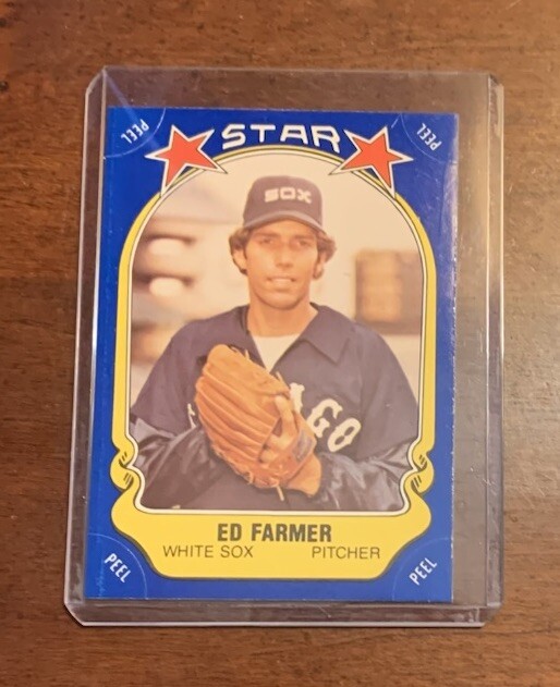 1981 Fleer Star Stickers Ed Farmer #114