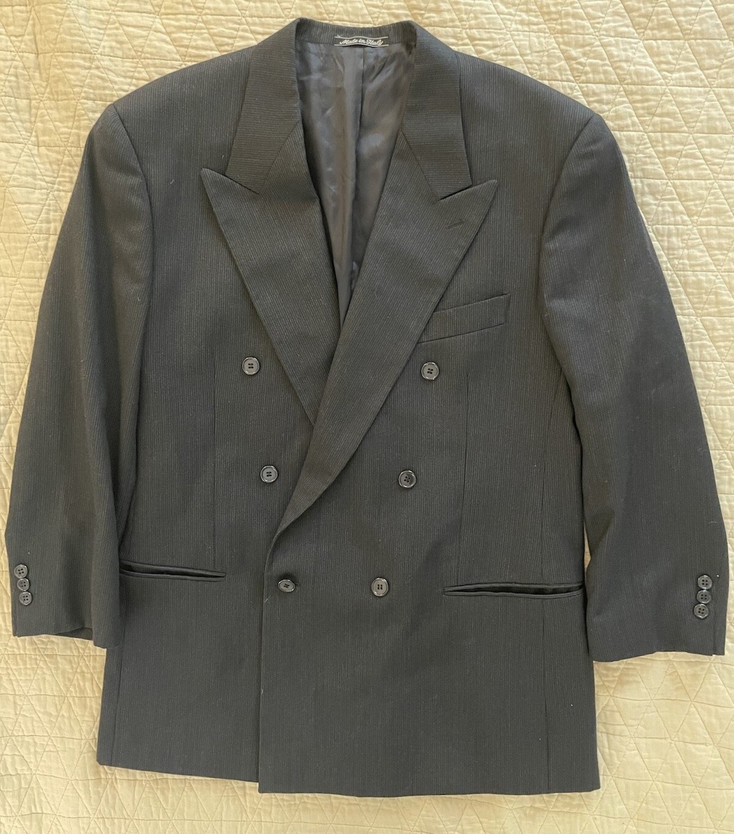 ジャケット・アウター GIORGIO ARMANI Vintage DB Jacket GIORGIO ARMANI Vintage DB Jacket 80's】Old GIORGIO ARMANI Suede