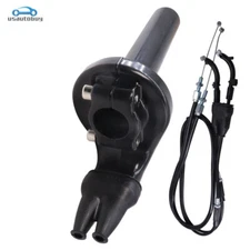 Throttle Cable w/ Twist Throttle Accelerator Grip For Honda CRF150R CRF250R