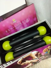 ZUMBA FITNESS EXHILARATE PROGRAM W/ 2 TONING STICKS AND 3 CD SET - GREAT COND.
