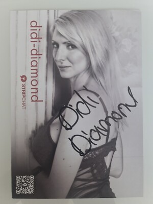 DIDI DIAMOND XL AUTOGRAMM SIGNIERT ORIGINAL AUTOGRAPH SIGNED FORMAT