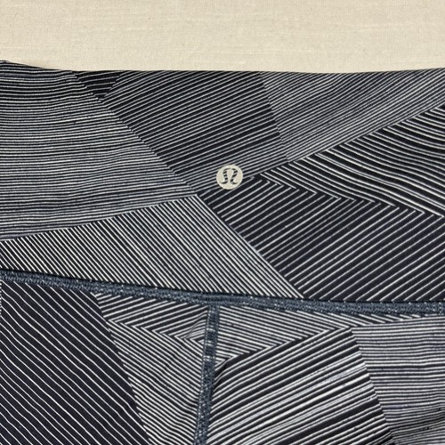 Lululemon Leggings Women 4 Hi-Rise Wunder Under Etch Hail Midnight Navy W6AI3S - Picture 5 of 13