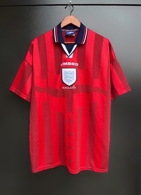 【UMBRO】ENGLAND 1997-98 90's GameShirt ENGLAND UMBRO 1997 1998 AWAY VINTAGE FOOTBALL JERSEY SHIRT