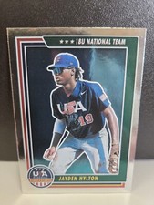 2022 USA Baseball Stars and Stripes #58 Jayden Hylton