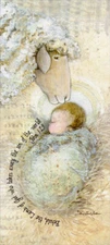 Lamb of God  Baby Jesus and Lamb Box of 14 Religious Christmas Cards