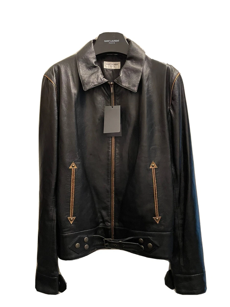 Saint laurent gold clearance jacket