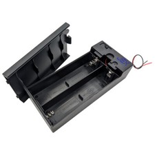 Quad/4X/Four D DIY Battery Holder Case Box 6V With Power Switch  Bare Wire Ends