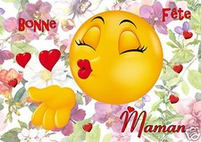 Planche à découper personnalisée dessous de plat bonne fête maman prénom réf 02