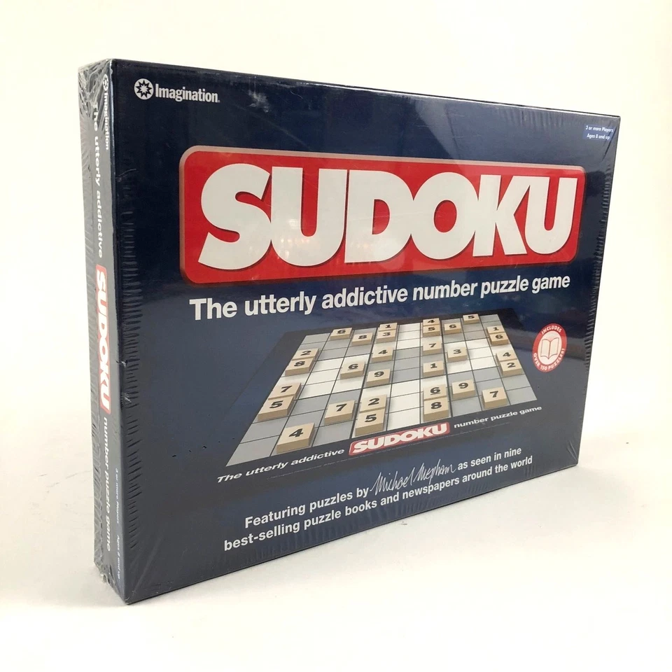 SUDOKU Tiles BOARD GAME 150 Puzzles Michael Mepham New in Wrap Game - Image 3 of 3