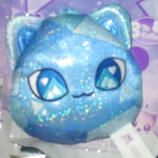 Aphmau MeeMeows Celestial Backpack Keychain Clip-On Blue SAPPHIRE Cat Face NEW