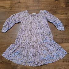 Boho Dress Lilacs Tulips Bohemian Gypsy Peasant  Hippie Happy X Nature Small