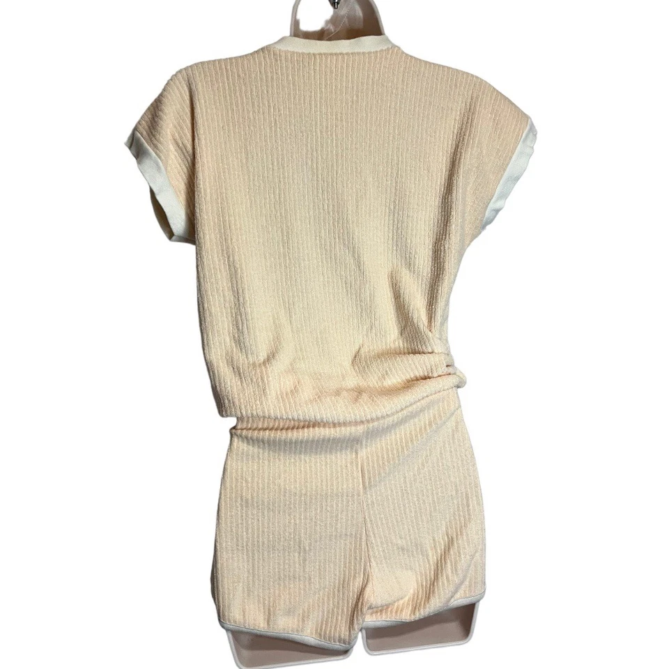 Juego corto de tela de rizo Montgomery Ward vintage años 70/80  Foto 2 de 4