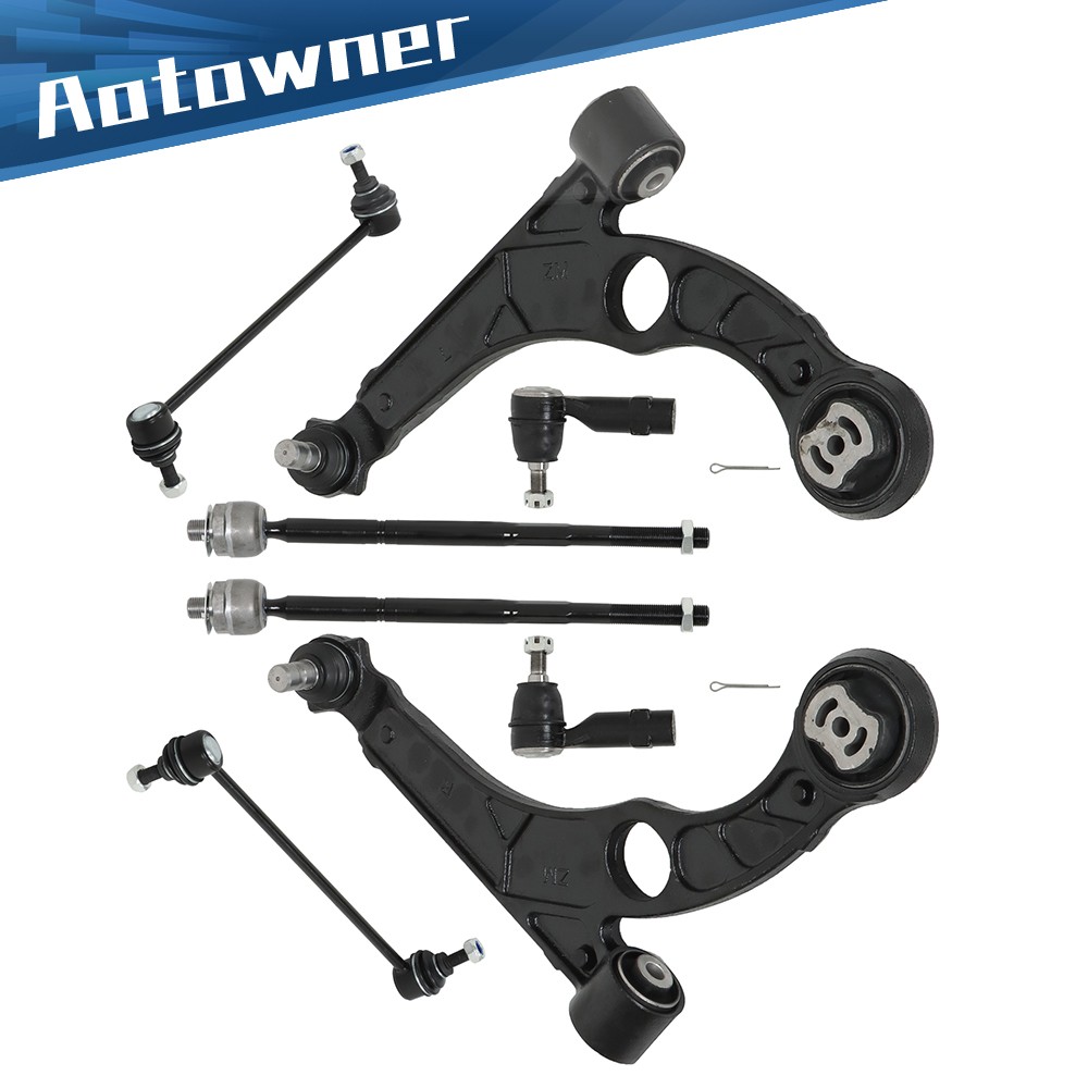 Front Lower Control Arms Sway Bar Tierods For Dodge Dart SXT/SE Sedan 2.0L 13-16