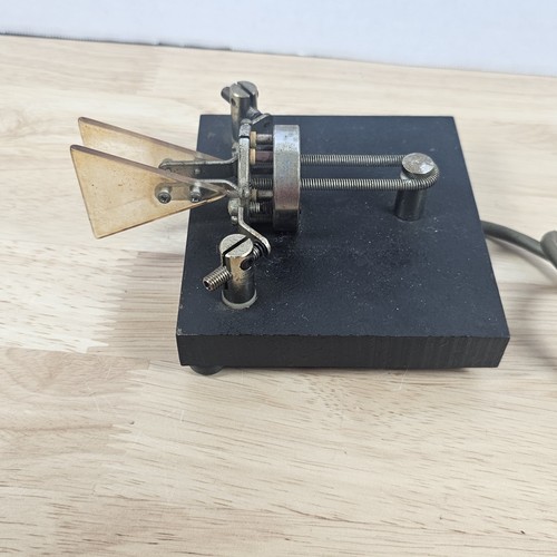Vintage Bencher Amateurfunk CW Radio Morsecode Schlüssel Iambic Paddel ungetestet - Bild 6 von 9