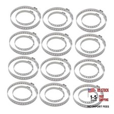 24PCS CV Boot Clamp Kit, Adjustable Axle CV Joint Boot Crimp Clamps, Stainless