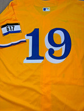 Boston Red Sox 19 Roman Anthony YELLOW Jersey STITCHED Size 2XL CITY