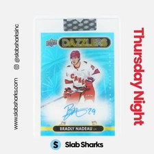 2024 UPPER DECK CLEAR CUT #DA-BN BRADLY NADEAU UD DAZZLERS AUTO RC ROOKIE