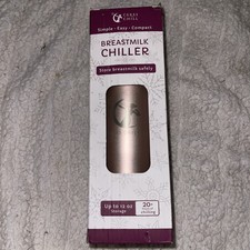 Open Box Ceres Chill Breastmilk Chiller 12 Ounces Of Storage - Sparkly Rose Gold