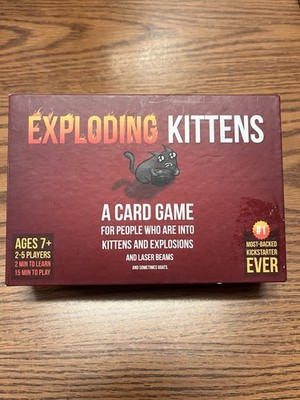 Exploding Kittens Exploding Kittens Original Edition Card Game 2-5 Players 2015