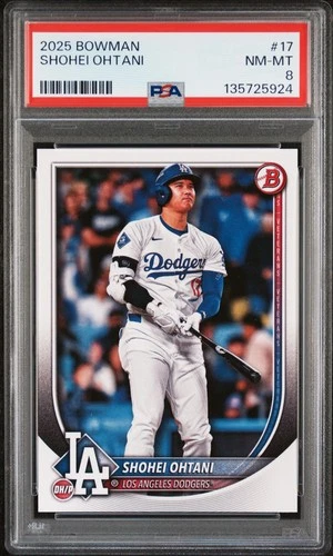 2025 BOWMAN SHOHEI OHTANI #17 NM-MT PSA 8