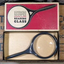 Vintage Bausch & Lomb USA Reading Glass 81-33-03 Magnifying Glass