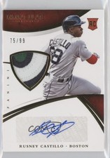 2015 Immaculate Rookie Material Autos Prime 75/99 Rusney Castillo #102 Auto 1o3