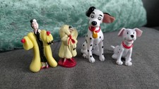 Vintage Walt Disney Vinyl Toy Figures Cruella De ville 101 Dalmations 1990s