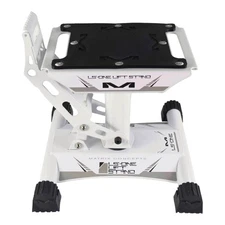 Matrix Concepts LS-ONE Lift Stand - White | Foot-Operated 500 lb Motorcycle Lift