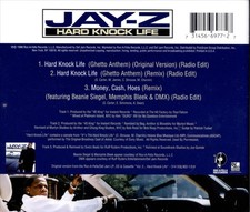 JAY-Z HARD KNOCK LIFE CD5/CASSETTE SINGLE NEW CD