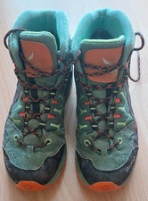 SALEWA Kinder Outdoor Schuhe Junior Alp Trainer Mid Gore Tex Grün 38 Trekking