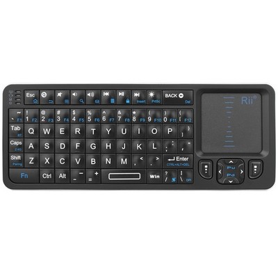 Rii K06 Mini Bluetooth Keyboard,Backlit 2.4GHz Wireless Keyboard with IR Lear...