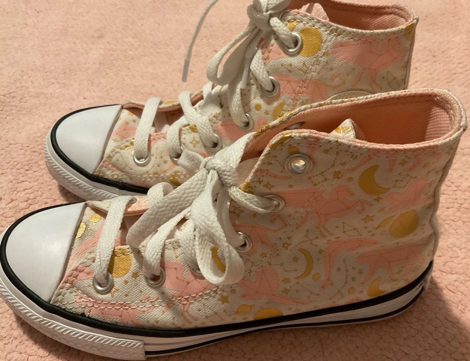 Scarpe Converse Chuck Taylor All Star Ragazze Constellazioni Tempesta Rosa Taglia 13